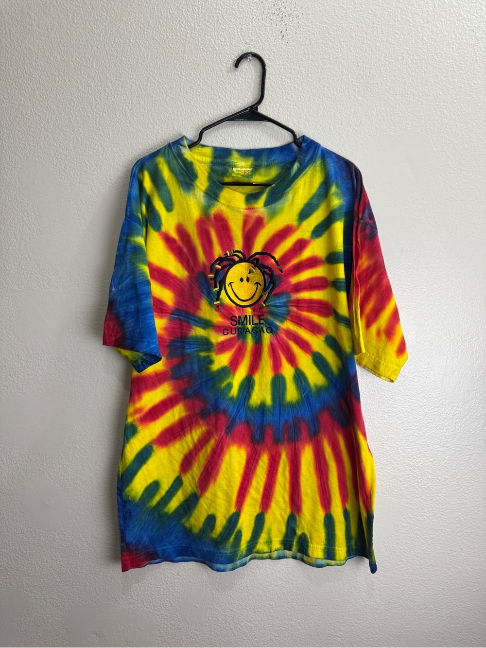 Tropical World Smile Curacao Shirt Size XL